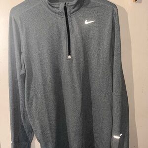 Nike Dark Gray Half-Zip Top